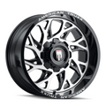 American Truxx - DESTINY - Black - BLACK MACHINED - 20" x 10", -24 Offset, 8x170 (Bolt Pattern), 125.2mm HUB