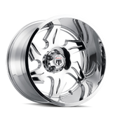 American Truxx - NINJA - Chrome - CHROME - 22" x 14", -76 Offset, 8x165.1 (Bolt Pattern), 125.2mm HUB