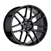 Mandrus - MIGLIA - Black - Semi Gloss Black - 20" x 9", 32 Offset, 5x112 (Bolt Pattern), 66.6mm HUB