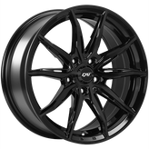 Dai Alloys - Frantic - Black - Gloss Black - 15" x 6.5", 38 Offset, 5x100 (Bolt Pattern), 73.1mm HUB