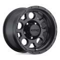 KMC Wheels - KM522 ENDURO - Black - MATTE BLACK - 15" x 7", -6 Offset, 6x139.7 (Bolt Pattern), 108mm HUB