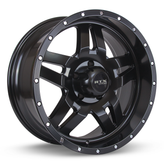 RTX Wheels - Mesa - Black - Satin Black - 17" x 9", 0 Offset, 5x139.7 (Bolt Pattern), 78.1mm HUB