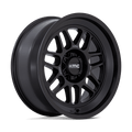 KMC Wheels - KM725 TERRA - Black - SATIN BLACK - 20" x 9", -12 Offset, 6x139.7 (Bolt Pattern), 106.1mm HUB