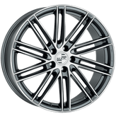 Mak Wheels - LEIPZIG-D - Gunmetal - GUN MET-MIRROR FACE - 20" x 10.5", 55 Offset, 5x130 (Bolt Pattern), 71.6mm HUB