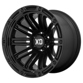 XD Series - XD846 DOUBLE DEUCE - Black - SATIN BLACK - 20" x 9", 0 Offset, 8x180 (Bolt Pattern), 124.2mm HUB