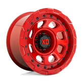 XD Series - XD861 STORM - CANDY RED - 17" x 9", 0 Offset, 5x127 (Bolt Pattern), 71.5mm HUB