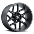 Vision Wheel Off-Road - 360 SLIVER - Black - SATIN BLACK - 20" x 10", -25 Offset, 5x127 (Bolt Pattern), 78.1mm HUB