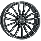 Mak Wheels - RAPP - Gunmetal - GUN MET-MIRROR FACE - 19" x 9", 37 Offset, 5x120 (Bolt Pattern), 74.1mm HUB