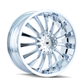 Mazzi - HYPE - Chrome - CHROME - 20" x 8.5", 40 Offset, 5x110, 115 (Bolt Pattern), 72.6mm HUB