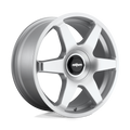 Rotiform - R114 SIX - Silver - GLOSS SILVER - 19" x 8.5", 45 Offset, 5x108, 112 (Bolt Pattern), 72.6mm HUB