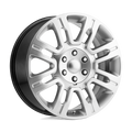 OE Creations - PR167 - Silver - HYPER SILVER - 20" x 8.5", 44 Offset, 6x135 (Bolt Pattern), 87.1mm HUB