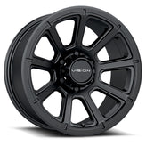 Vision Wheel Off-Road - 353 TURBINE - Black - Matte Black - 20" x 9", 12 Offset, 8x170 (Bolt Pattern), 125.2mm HUB