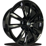 Euro Design - AD-2 - Black - Gloss Black - 17" x 7.5", 35 Offset, 5x127 (Bolt Pattern), 71.6mm HUB