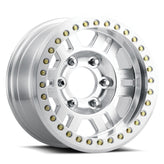 Vision Wheel Off-Road - 398 MANX-BEADLOCK - Silver - Machined - 17" x 8.5", -15 Offset, 5x114.3 (Bolt Pattern), 83mm HUB