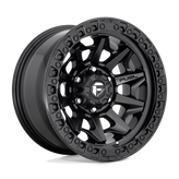 Fuel - D694 COVERT - Black - MATTE BLACK - 17" x 9", -12 Offset, 6x139.7 (Bolt Pattern), 106.1mm HUB