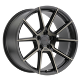 TSW Wheels - CHRONO - Gunmetal - MATTE BLACK W/ MACHINE FACE & DARK TINT - 20" x 9", 35 Offset, 5x120 (Bolt Pattern), 76.1mm HUB