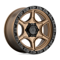 XD Series - XD139 PORTAL - Bronze - Satin Bronze Satin Black Lip - 18" x 8.5", 0 Offset, 6x139.7 (Bolt Pattern), 106.1mm HUB