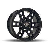 DTD - OEM+ - Black - Matte Black - 17" x 8", 35 Offset, 6x139.7 (Bolt Pattern), 95.1mm HUB