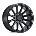 Black Rhino - PINNACLE - Black - Semi Gloss Black with Gunmetal Bolts - 18" x 9", 2 Offset, 5x127 (Bolt Pattern), 71.5mm HUB