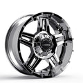 KranK Off-road - Hammer - Chrome - Chrome - 18" x 9", 18 Offset, 8x170 (Bolt Pattern), 125.2mm HUB