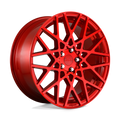 Rotiform - R109 BLQ - CANDY RED - 18" x 8.5", 45 Offset, 5x112 (Bolt Pattern), 66.6mm HUB
