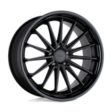 TSW Wheels - MARINA - Black - MATTE BLACK WITH GLOSS BLACK LIP - 20" x 8.5", 20 Offset, 5x120 (Bolt Pattern), 76.1mm HUB