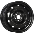RNB - STEEL WHEEL - Black - Black E-Coating - 16" x 6.5", 48 Offset, 5x100 (Bolt Pattern), 56.1mm HUB