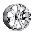 OE Creations - PR166 - Chrome - CHROME - 22" x 9", 24 Offset, 6x139.7 (Bolt Pattern), 78.1mm HUB