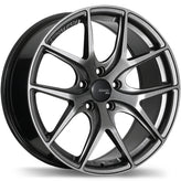 Fast Wheels - FC04 - Grey - Titanium - 20" x 8.5", 35 Offset, 5x114.3 (Bolt Pattern), 72.6mm HUB