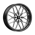 MSA Offroad Wheels - M45 PORTAL - Black - GLOSS BLACK MACHINED - 24" x 7", 0 Offset, 4x137 (Bolt Pattern), 112.1mm HUB