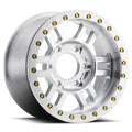 Vision Wheel Off-Road - 398 MANX COMPETITION - Silver - Machined - 17" x 9.5", 26 Offset, 6x165.1 (Bolt Pattern), 110mm HUB