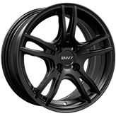 Envy Wheels - 546SB EV-5 - Black - Satin Black - 17" x 7", 38 Offset, 4x100 (Bolt Pattern), 60.1mm HUB