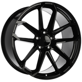 ART - Replica 295 - Black - Gloss Black - 22" x 10", 45 Offset, 5x130 (Bolt Pattern), 71.5mm HUB