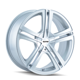 Touren - TR62 - Silver - HYPERSILVER/MACHINED FACE/MACHINED LIP - 18" x 7.5", 40 Offset, 5x100, 114.3 (Bolt Pattern), 72.6mm HUB