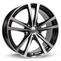 RTX Wheels - Force - Black - Black Machined - 16" x 7", 45 Offset, 5x114.3 (Bolt Pattern), 73.1mm HUB