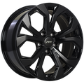 ART - Replica 183 - Black - Gloss Black - 18" x 8", 40 Offset, 5x114.3 (Bolt Pattern), 67.1mm HUB