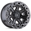 Black Rhino - OZARK - Gunmetal - GLOSS GUNMETAL - 17" x 9.5", -18 Offset, 5x127 (Bolt Pattern), 71.5mm HUB