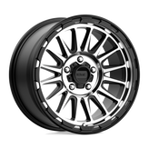 KMC Wheels - KM542 IMPACT - Black - SATIN BLACK MACHINED - 18" x 9", 18 Offset, 5x127 (Bolt Pattern), 71.5mm HUB