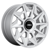 Rotiform - R124 CVT - Silver - GLOSS SILVER - 20" x 8.5", 45 Offset, 5x112, 120 (Bolt Pattern), 72.56mm HUB