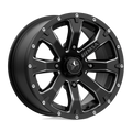 MSA Offroad Wheels - M42 BOUNTY - Black - SATIN BLACK MILLED - 14" x 7", 10 Offset, 4x137 (Bolt Pattern), 112.1mm HUB