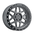 Black Rhino - KELSO - Gunmetal - BATTLESHIP GRAY WITH BLACK RING - 20" x 9", 12 Offset, 6x139.7 (Bolt Pattern), 112.1mm HUB