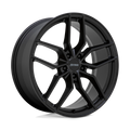 Petrol Wheels - P5C - Black - MATTE BLACK - 20" x 8.5", 40 Offset, 5x115 (Bolt Pattern), 76.1mm HUB