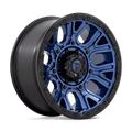 Fuel - D827 TRACTION - DARK BLUE WITH BLACK RING - 20" x 9", 1 Offset, 8x170 (Bolt Pattern), 125.1mm HUB