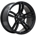 ART - Replica 61 - Black - Gloss Black - 17" x 8", 35 Offset, 5x112 (Bolt Pattern), 66.6mm HUB