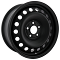 Envy Wheels - NX4 STEEL WHEEL - Black - FLAT BLACK - 16" x 6.5", 43 Offset, 5x108 (Bolt Pattern), 65.1mm HUB