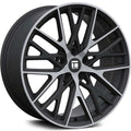 Touren - TR91 - Black - MATTE BLACK W/ DARK TINT - 20" x 9", 30 Offset, 6x120 (Bolt Pattern), 66.9mm HUB