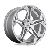 Foose - F170 IMPALA - Silver - GLOSS SILVER MACHINED - 20" x 9", 35 Offset, 5x114.3 (Bolt Pattern), 72.6mm HUB