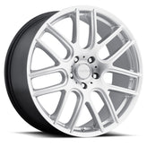 Vision Wheel Street Designs - 426 CROSS - Silver - Hyper Silver - 18" x 8", 20 Offset, 5x110, 115 (Bolt Pattern), 73.1mm HUB