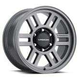 Vision Wheel Off-Road - 355 M2 OVERLAND - Grey - Satin Grey - 17" x 9", 12 Offset, 8x170 (Bolt Pattern), 125.2mm HUB