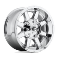 Fuel - D536 MAVERICK - Polished - CHROME PLATED - 17" x 9", -12 Offset, 6x135, 139.7 (Bolt Pattern), 106.1mm HUB